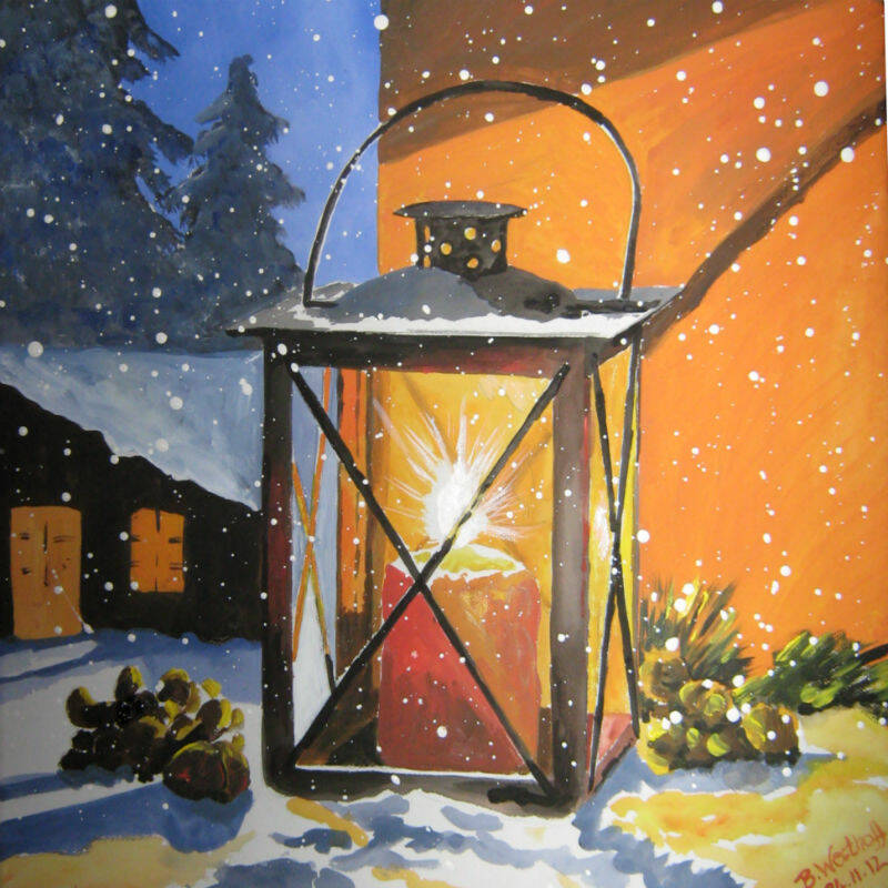 Ein Aquarell.rnOriginalgrÃ¶ÃŸe 40x40cm