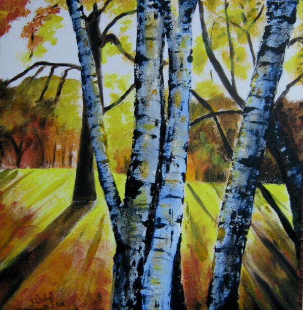 Aquarell OriginalgrÃ¶ÃŸe 40x40cm