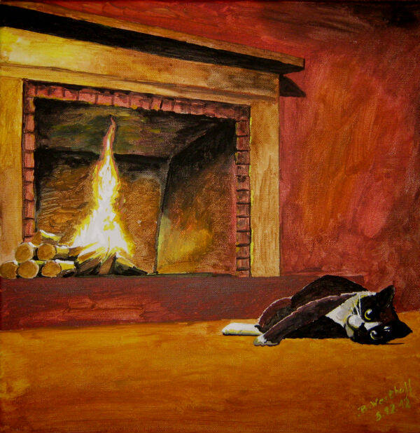 Aquarell OriginalgrÃ¶ÃŸe 40x40cm