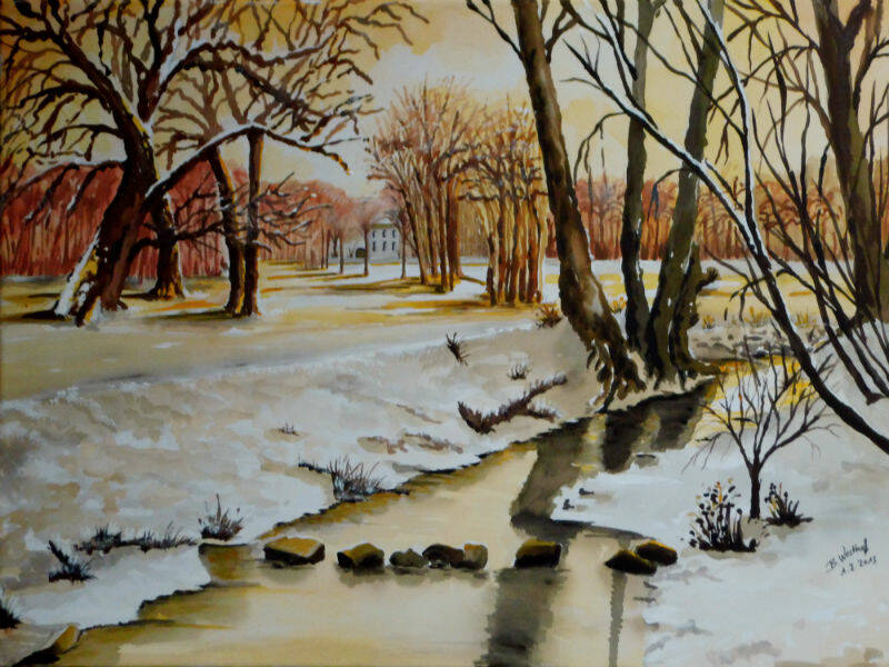 OriginalgrÃ¶ÃŸe 50x70cm Aquarell