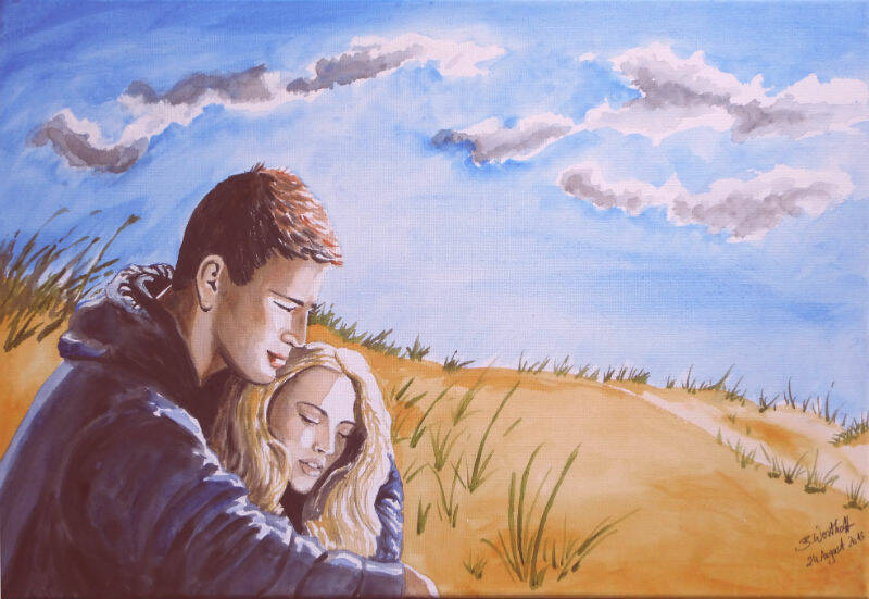 Aquarell OriginalgrÃ¶ÃŸe 40×60