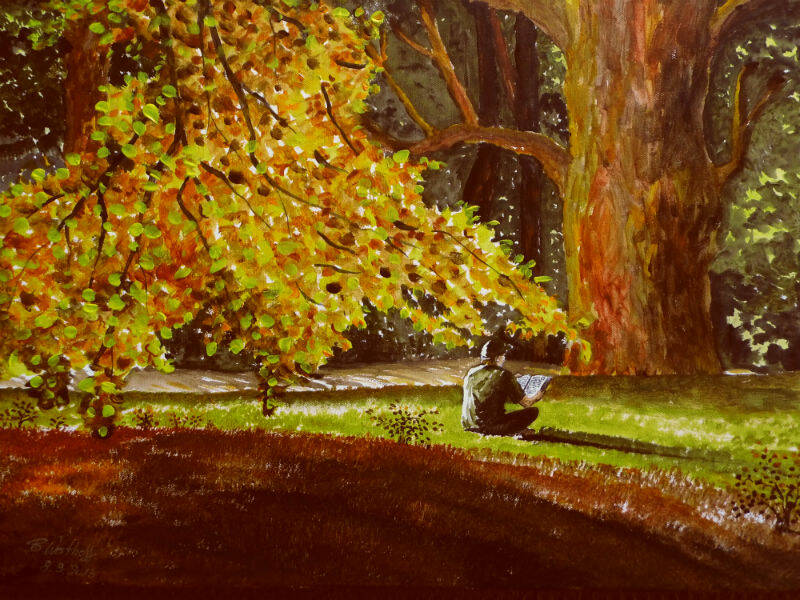 50x60cm OriginalgrÃ¶ÃŸernAcrylbild